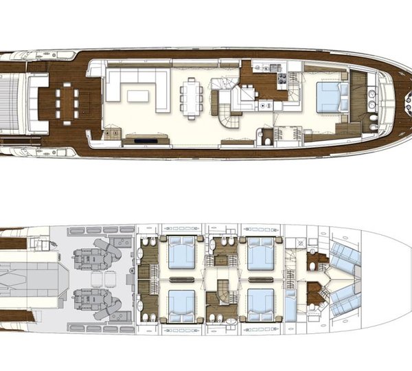 Ferretti 96 JAG B - Interior