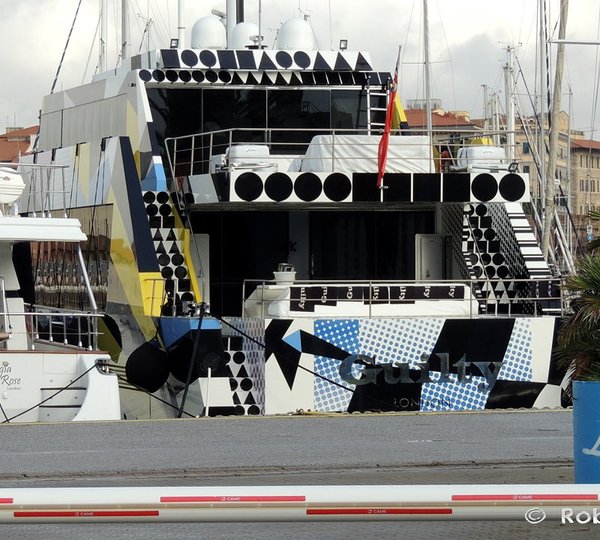 GUILTY Yacht - aft view - Photo by Roberto Malfatti