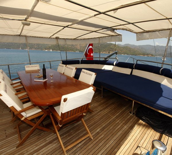 Gulet Esma Sultan II -  Aft Deck