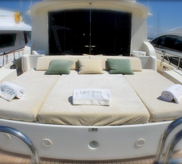 HARD WORK II -   Aft Deck Sunpads