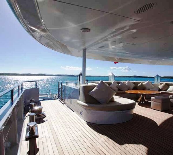 Heesen Motor yacht BLIND DATE Aft Deck