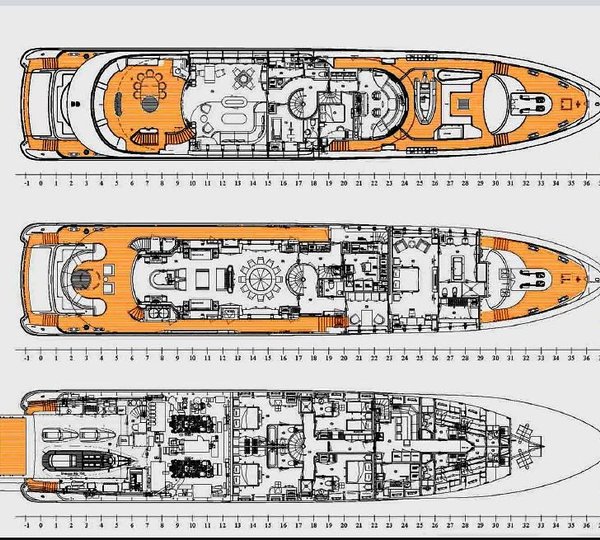 Heesen Motor yacht BLIND DATE Layout
