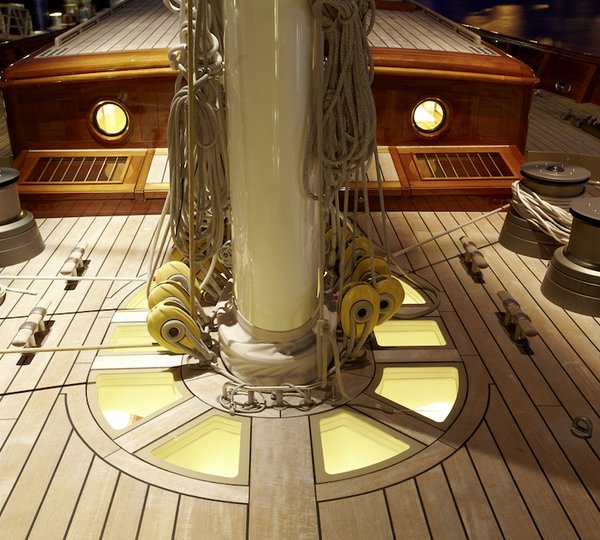 Hetairos at night - photo Baltic Yachts