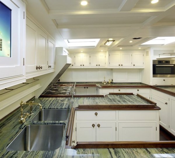 Hetairos galley - photo Baltic Yachts