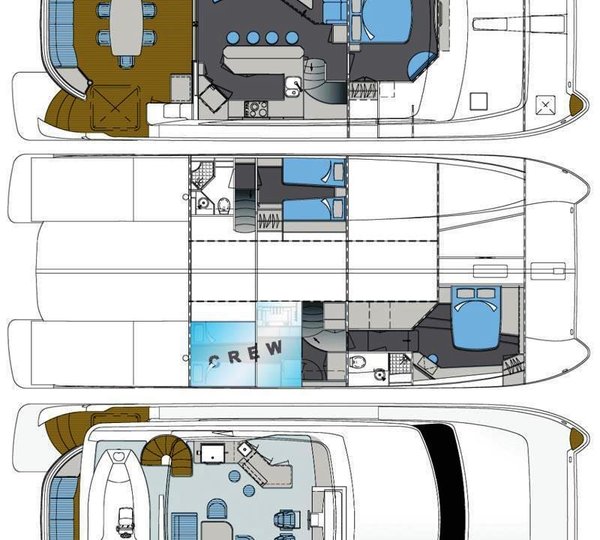 Horizon PC 60 SEA BOSS -  Layout