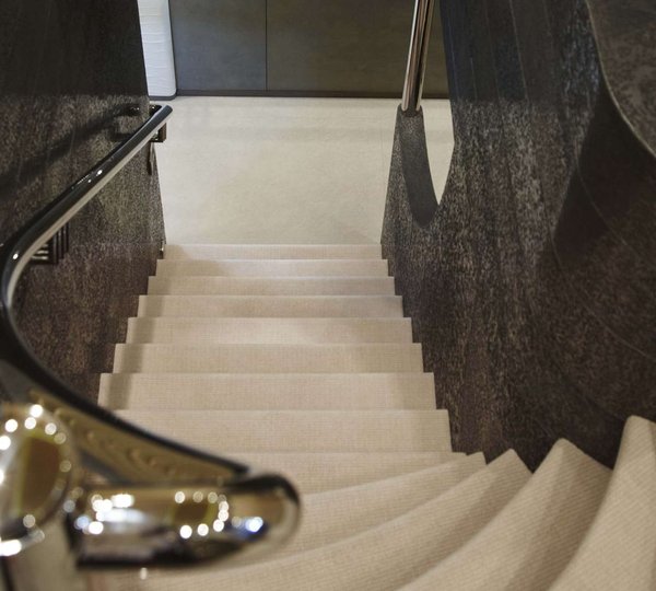 Hurricane Run stairwell - Photo Feadship