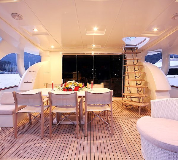IRDODE - Aft deck by night