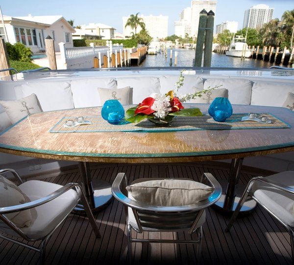 Kipany - Aft Deck Dining