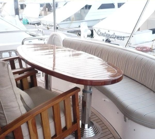 LADY MARGARET -  Aft Deck Dining