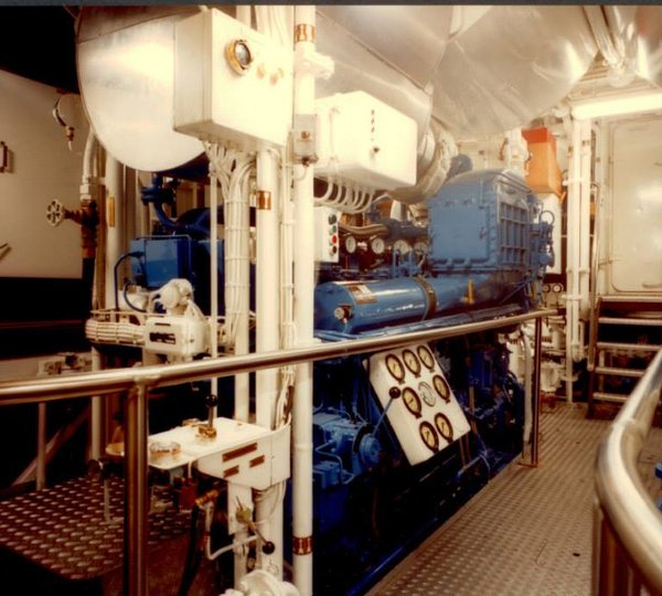 Lady Georgina Yacht - Engine Room