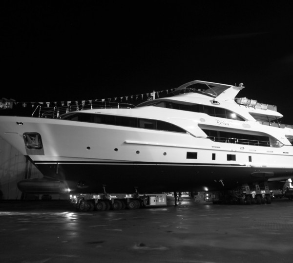 Launch of Benetti motor yacht DYNA