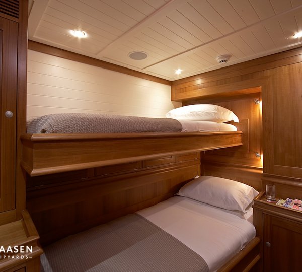 Lionheart yacht - guest cabin