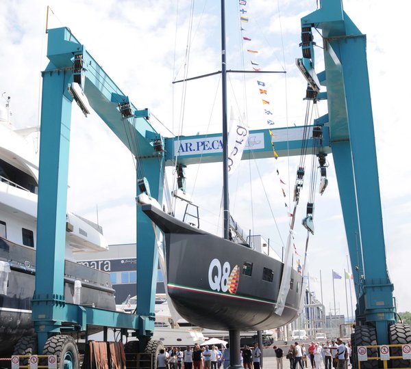 Luce Guida Yacht launch in Viareggio