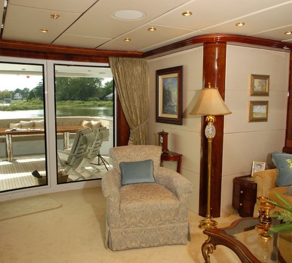Luxurious Interior on board the super yacht prestige-lady