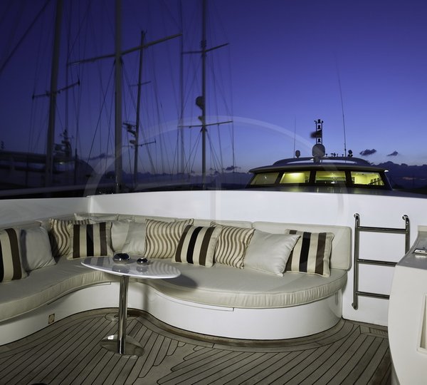 Luxurious exterior aboard AD5 superyacht