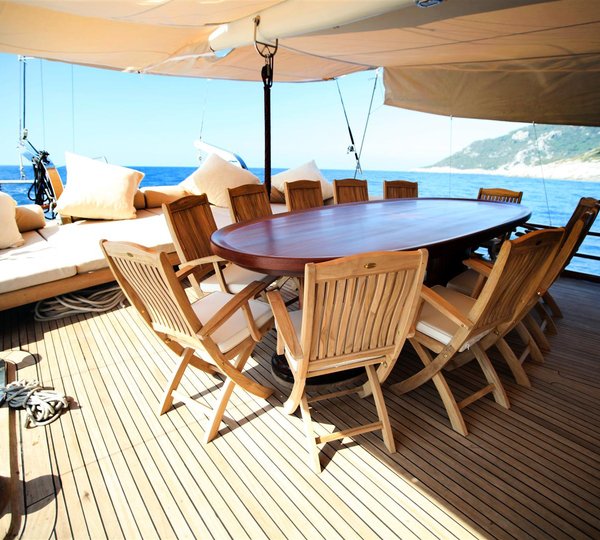 Luxury Turkish Gulet Grande Mare (ex Carmina) - Al fresco dining