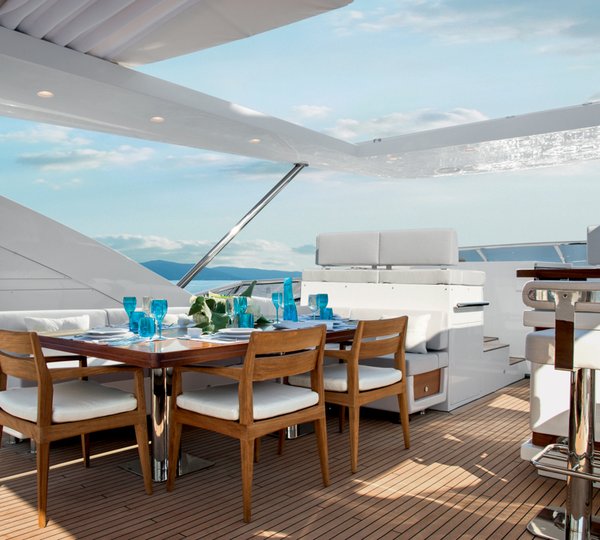 Luxury Yacht Azimut Grande 95RPH Flybridge