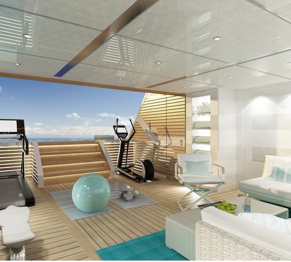 Luxury Yacht RAZAN - gym