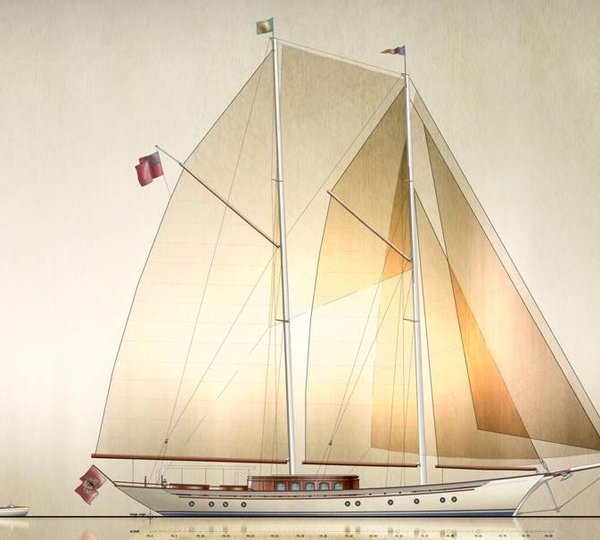 Luxury sailing yacht Imagination