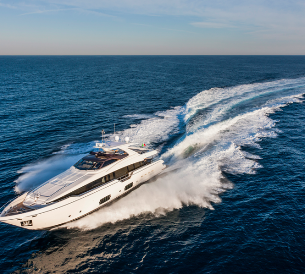 Luxury superyacht Ferretti 960