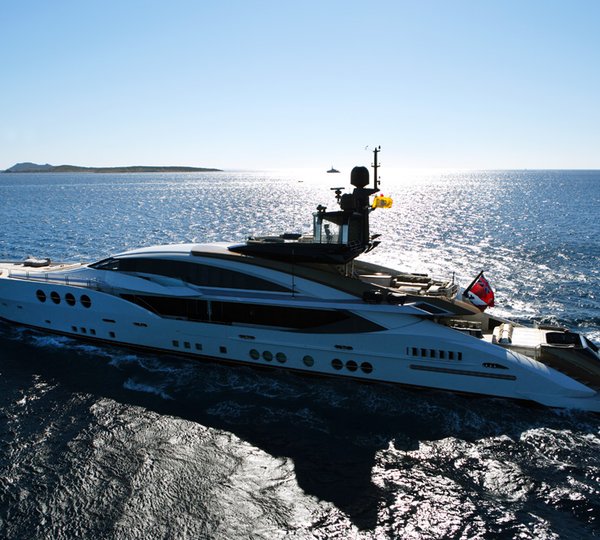 Luxury superyacht LADY M