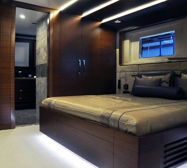 Luxury yacht BEBE - Cabin - Image credit to Vosmarine