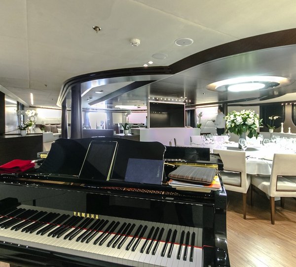 Luxury yacht KATINA - grand piano