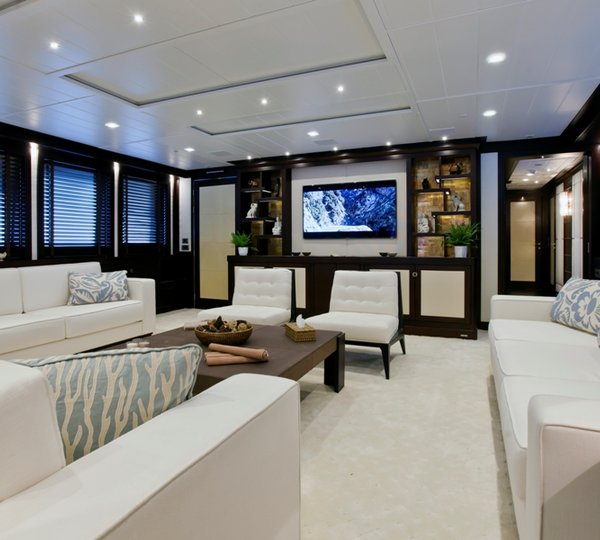 Luxury yacht Karia Main Salon