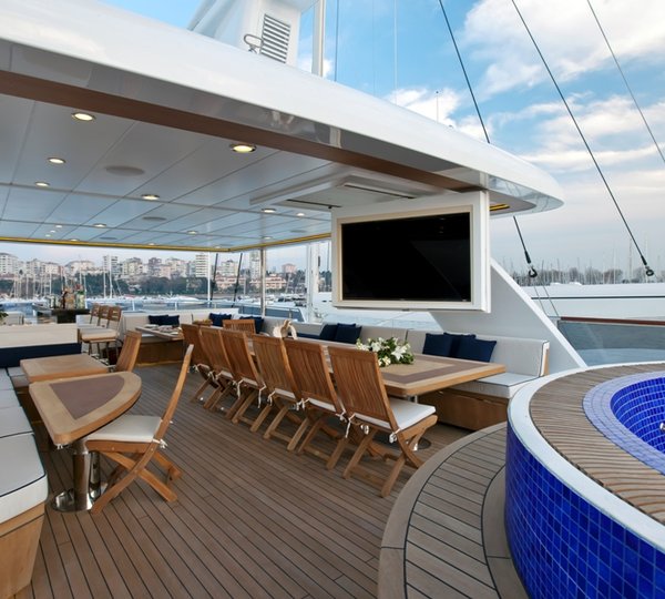Luxury yacht Karia Sundeck
