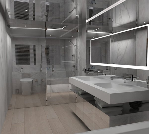 Luxury yacht NB 89 - Bathroom