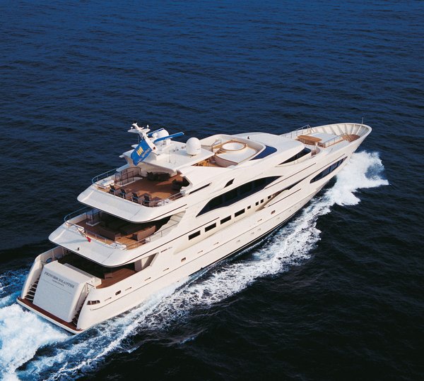 Luxury yacht Princess Iolanthe - Image courtesy of Mondo Marine
