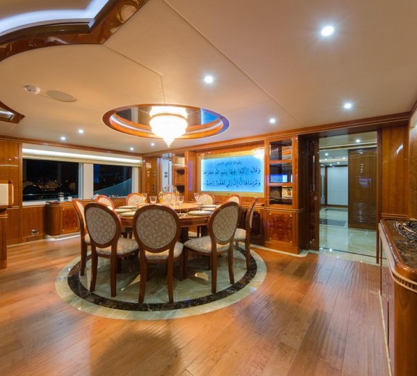 Luxury yacht Sehamia - Dining Area