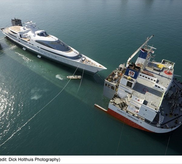 Luxury yacht Yas launched -Credit Dick Holthuis Photography