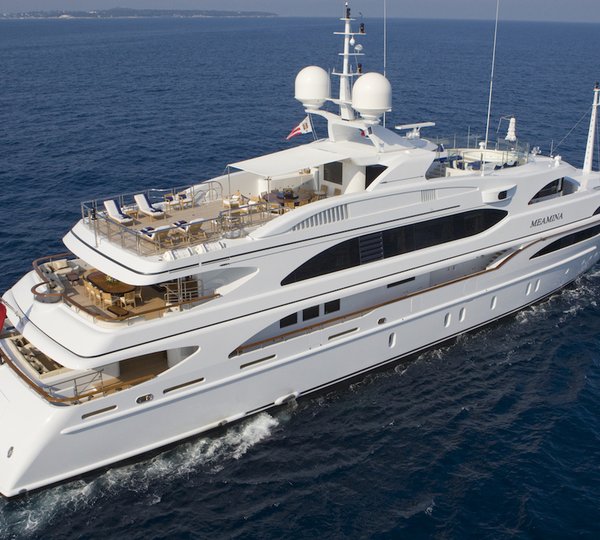 MEAMINA exerior aft profile view - Photo Benetti