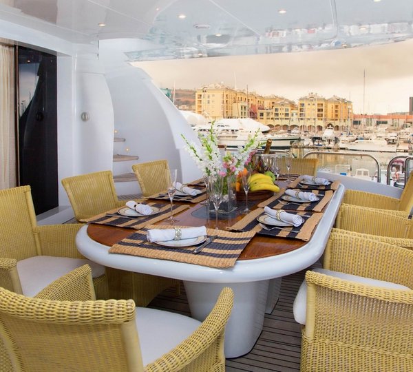 MY CAPRICE - Aft deck