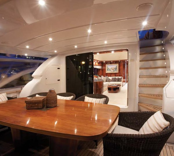 MY KARANITA - Aft deck