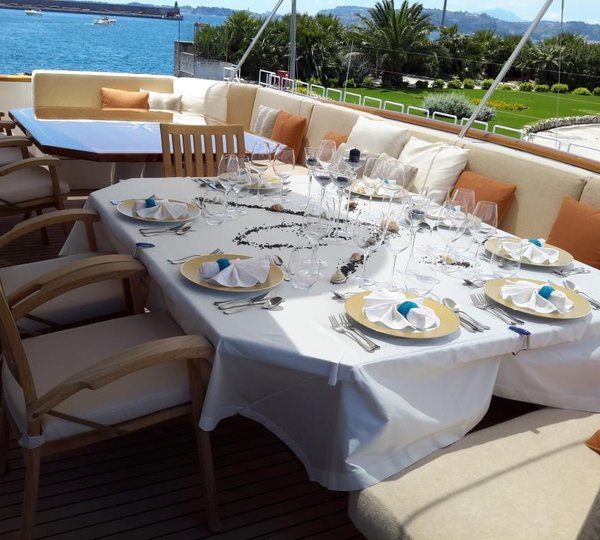 MY LADYSHIP - Upper deck dining