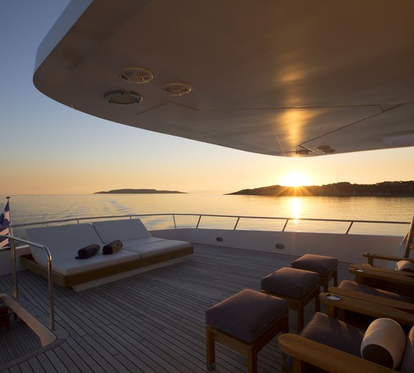 MY LIBRA Y- Sunset on sundeck