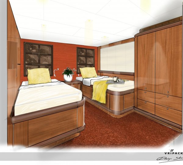 Moonen 100 yacht YN195 - Guest Cabin