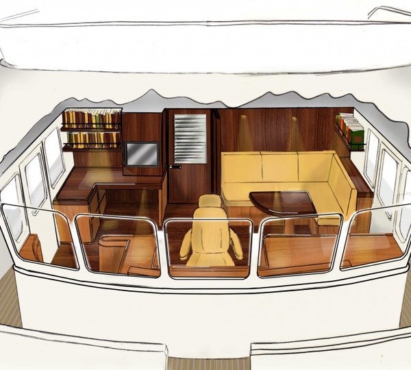 Moonen 100 yacht YN195 - Wheelhouse