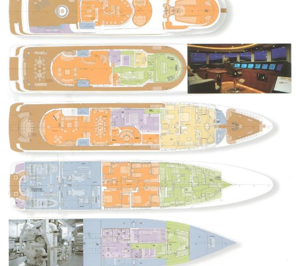 Motor Yacht CAPRI - Genral Arrangement