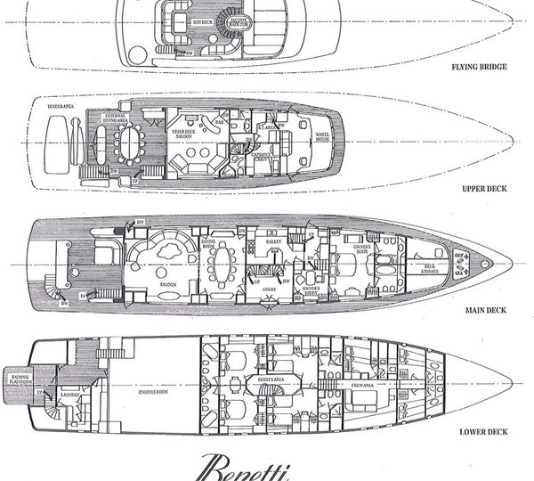 Motor Yacht DESAMIS B - Layout