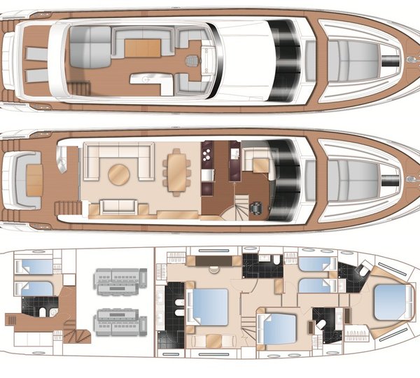 Motor Yacht LA VIE - Layout