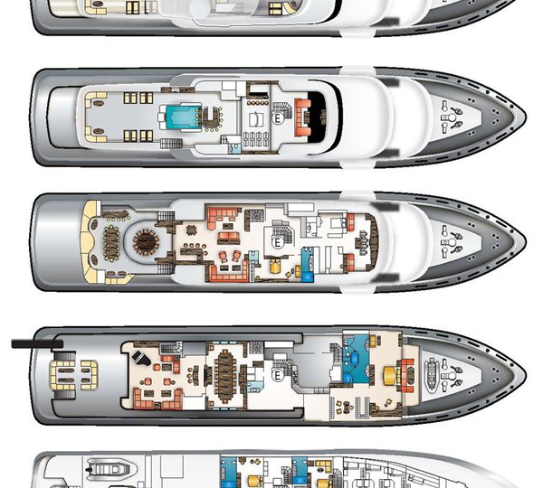 Motor Yacht MARTHA ANN - Layout