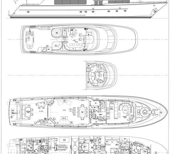 Motor Yacht OASIS - Layout