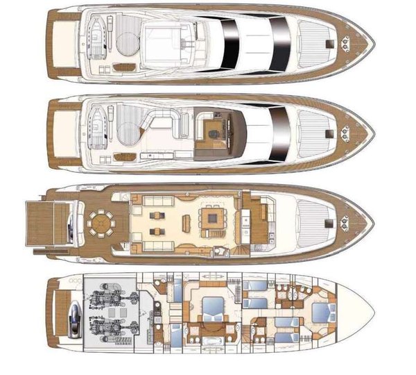Motor Yacht SANS ABRI - Layout