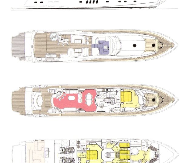 Motor Yacht SHADOW - Layout