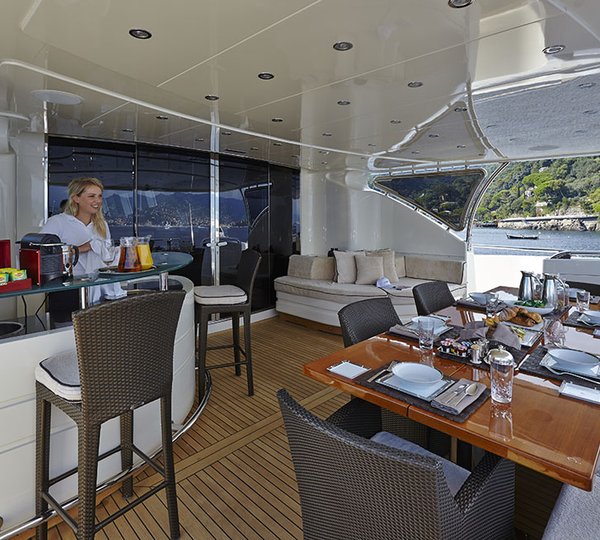 Motor yacht ANTELOPE III - Main deck Aft