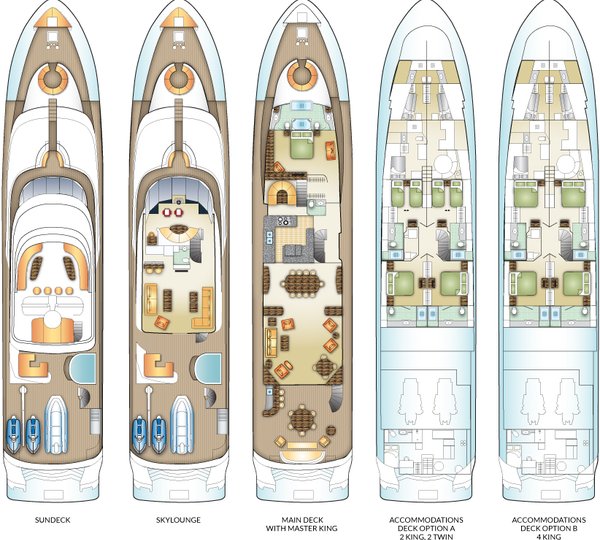 Motor yacht ARIOSO - Layout