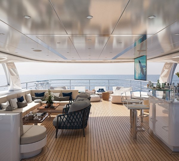 Motor yacht Bilgin 156 - outdoor lounge - day